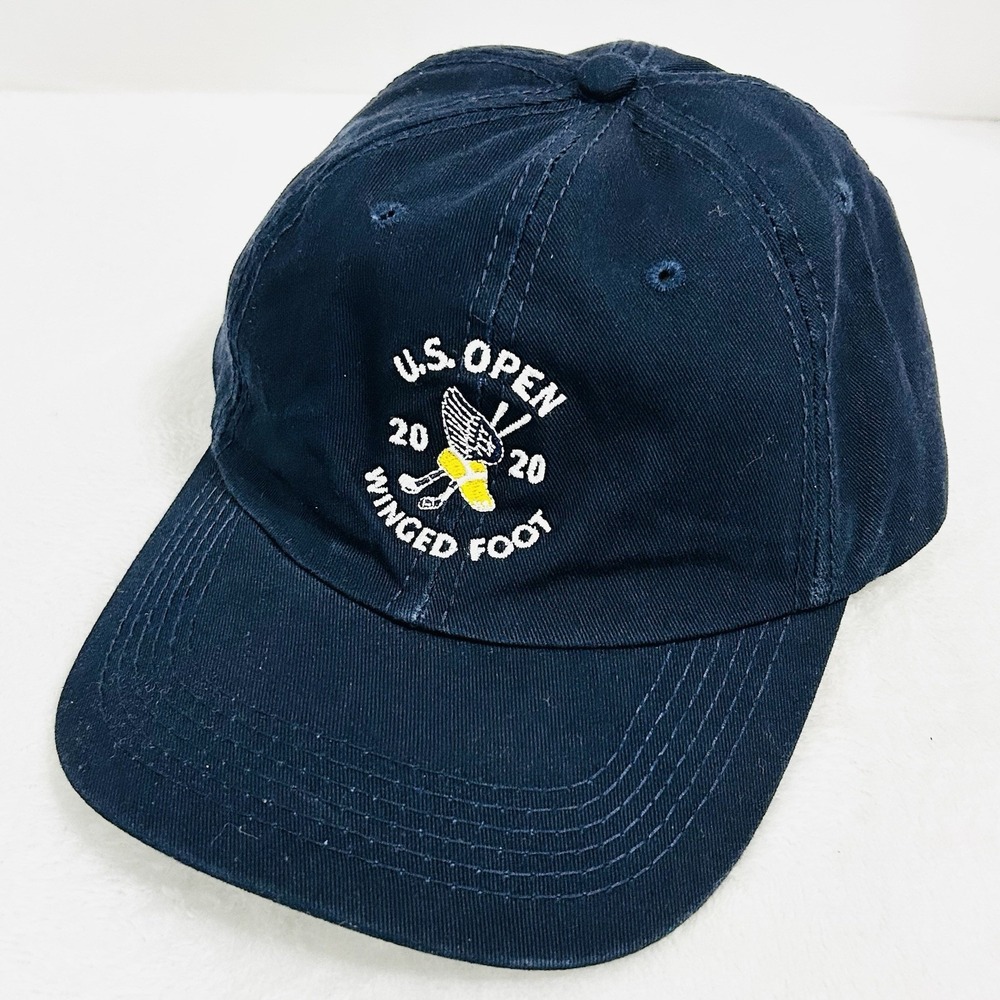 U.S. Open Winged Foot 2020 Golf Tournament Hat Cap‎ Adjustable Strapback Blue